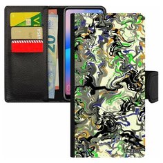 Чехол-книжка на смартфон Xiaomi Redmi 6a, "Мраморный фон" Текстура Фантазия Utaupia