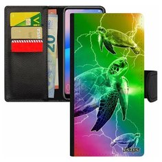 Чехол книжка на смартфон Xiaomi Redmi 6a, "Черепаха" Слоновая Панцирная Utaupia