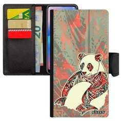 Чехол-книжка на смартфон Xiaomi Mi 8, "Панда" Медведь Детеныш Utaupia