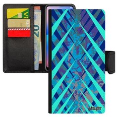 Чехол книжка на смартфон Mi 8, "Дизайн сталактит" Эффект Осколки Utaupia