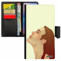 Чехол-книжка на смартфон Xiaomi Mi 8 lite, "Надежда" Предвкушение Портрет Utaupia