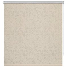 Штора рулонная блэкаут "муар бежевый" 100*175 СМ (миниролл) Decofest