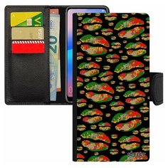 Чехол книжка на смартфон Xiaomi Redmi 6a, "Губы" Бомонд Гламур Utaupia