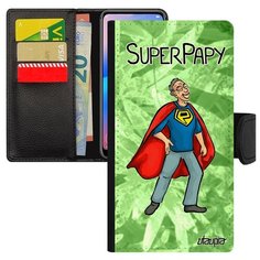 Чехол книжка на смартфон Mi 8, "Супердед" Супергерой Герой Utaupia