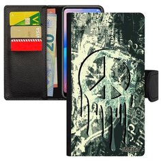 Чехол-книжка на смартфон Mi 8, "Peace and Love" Мандала Пацифизм Utaupia