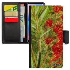 Чехол книжка на смартфон Mi 8, "Экзотик" Бутон Букет Utaupia