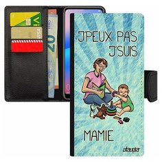 Чехол книжка на смартфон Redmi 6a, "Не могу - стала бабушкой!" Шутка Семья Utaupia