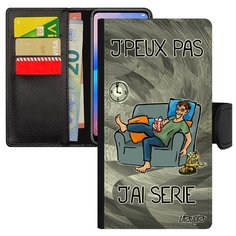 Чехол-книжка на смартфон Mi 8, "Не могу - у меня сериал!" Пародия Повод Utaupia