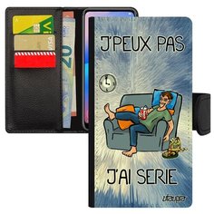 Чехол книжка на смартфон Xiaomi Mi 8, "Не могу - у меня сериал!" Манга Повод Utaupia