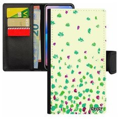 Чехол книжка на смартфон Mi 8 lite, "Снег" Дождь Пятна Utaupia