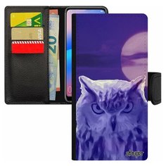 Чехол книжка на смартфон Redmi 6a, "Сова" Филин Животные Utaupia