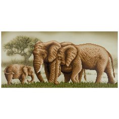 Кристальная мозаика (алмазная вышивка) "фрея" ALVR-22 022 "Семейство на прогулке" 25.5 х 52 см