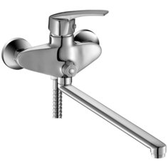 Смеситель для ванны OUTE Материал: латунь, излив поворотный 35см, керамический картридж 40 mm.