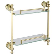 Полка стеклянная 2- ярусная OUTE 440 mm