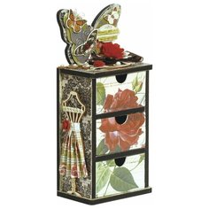 Модель для сборки 644- SB Шкафчик с ящичками Белоснежка