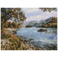 Алмазная мозаика ТМ "Белоснежка" 30*40 см Горный Алтай (717- BK- S)