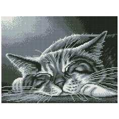 Алмазная мозаика на подрамнике ТМ Белоснежка "Мягкий свет", 30X40 см.