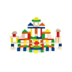 Viga Toys Конструктор цветной 100 деталей в ведре VIGA Vigatoys