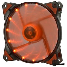 Вентилятор для корпуса CROWN MICRO CMCF-12025S-122* черный/оранжевый/оранжевая подсветка 1 шт.
