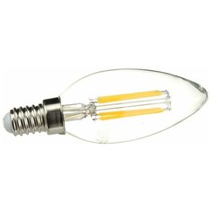 Лампа светодиодная LED-C37 свеча-deco 5Вт 230В Е14 3000К 450Лм IN HOME (нить) ASD