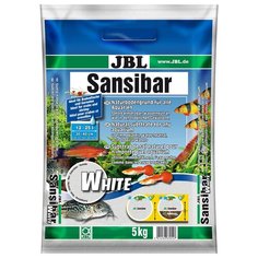 JBL Sansibar WHITE - Декоративный грунт для пресноводных и морских аквариумов, белый, 5 кг