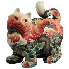 Фигурка декоративная Lefard Кошка, 59-631, белый, 15 х 16 х 10 см