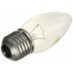 Лампа PHILIPS E27 230V 40W свеча прозрачная