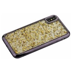 Чехол для iPhone XS/ X (5.8") Santa Barbara Polo&Racquet Clory Series силиконовый борт Графитовая
