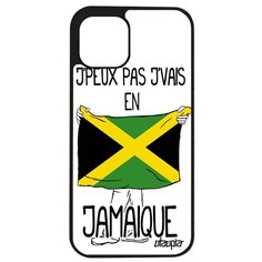 Простой чехол на смартфон // Apple iPhone 12 Pro Max // "Еду на Ямайку" Рисунок Путешествие, Utaupia, белый