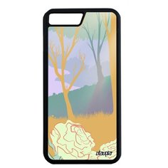 Дизайнерский чехол на смартфон // Apple iPhone 7 Plus // "Лесные розы" Природа Дерево, Utaupia, цветной