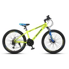 Велосипед горный хардтейл MAXXPRO HELLCAT PRO 24" 13" желто-синий