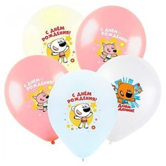 Набор воздушных шариков "С Днем рождения Ми-ми-мишки (7 шт. 30 см.) Волшебный мир