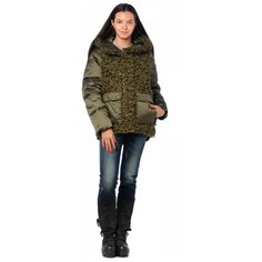Зимняя куртка женская EVACANA 21042 размер 46, зеленый