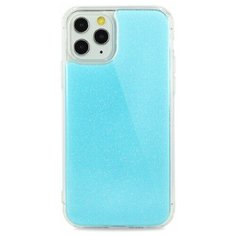 Чехол для iPhone 11Pro Max Glint силикон+гель (Голубой) Pastila