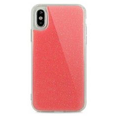 Чехол для iPhone XS Max Glint силикон+гель (Розовый) Pastila