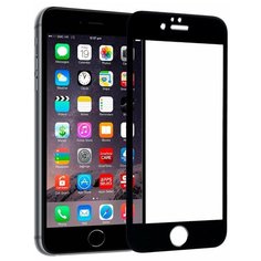 Полноэкранное защитное стекло для телефона Apple iPhone 6 Plus и 6S Plus / Стекло на смартфон Эпл Айфон 6 Плюс и Айфон 6С Плюс / Стекло на весь экран / Full Glue от 3D до 21D (черный) Pastila