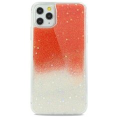 Чехол для iPhone 11Pro Ombre clear stars силикон+гель (Оранжевый) Pastila
