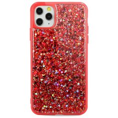 Чехол для iPhone 11Pro Max Twink shine силикон+гель (Красный) Pastila