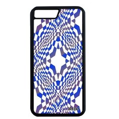 Качественный чехол на смартфон // Apple iPhone 7 Plus // "Иллюзия звезда" Фон Узор, Utaupia, голубой