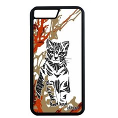 Качественный чехол на смартфон // iPhone 7 Plus // "Кот" Дизайн Маленький, Utaupia, цветной