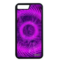 Противоударный чехол на смартфон // iPhone 7 Plus // "Мандала спираль" Круг Сфера, Utaupia, фуксия