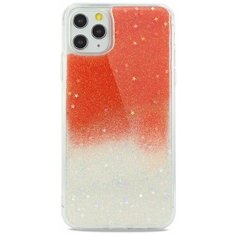 Чехол для iPhone 11Pro Max Ombre clear stars силикон+гель (Оранжевый) Pastila