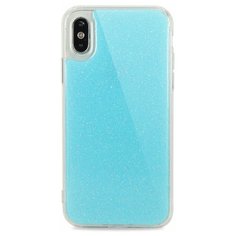 Чехол для iPhone X/XS Glint силикон+гель (Голубой) Pastila
