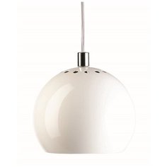 Лампа подвесная Ball, белая глянцевая Frandsen