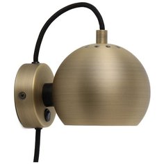 Лампа настенная Ball, ?12 см, античная латунь, матовая Frandsen