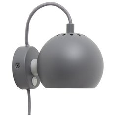 Лампа настенная Ball, ?12 см, светло- серая матовая Frandsen