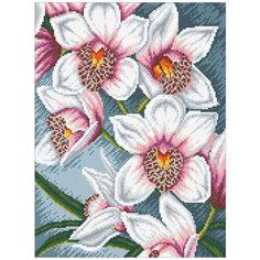 Алмазная мозаика Паутинка Орхидеи, 35*45 см (ПАУ. М248)