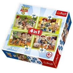 Пазл Trefl 35х48х54х70 деталей: Команда игрушек