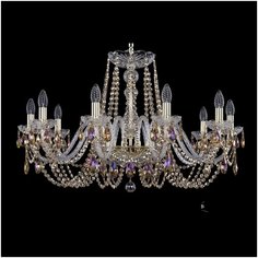 Люстра хрустальная 1402/10/300 G R777 Bohemia Ivele Crystal