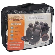 AZARD Чехлы салона AZARD SENATOR HYUNDAI SOLARIS с раздельной спинкой эко- кожа S1010101